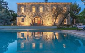 L'Elegante Bastide En Pierre Avec Vue Sur Le Vieux Village De Mougins